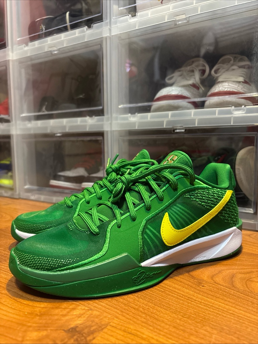 Nike Sabrina 2 Oregon PE Green Yellow HQ4344-300 Basketball Shoes New No Box